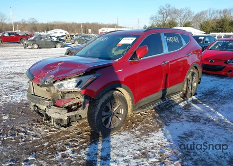 2015 Hyundai Santa Fe Sport 2.4L z USA, uszkodzony, nr VIN 5XYZU3LB2FG235674